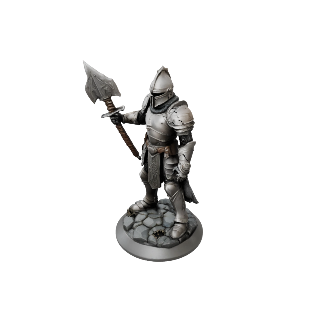Jumbo Armored Paladin With War Maul