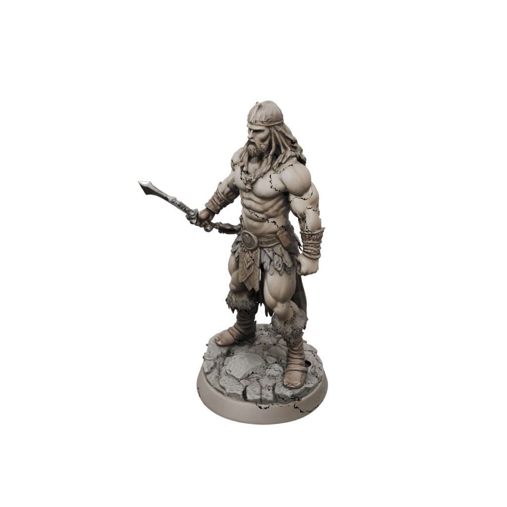 Jumbo Barbarian With Greatsword