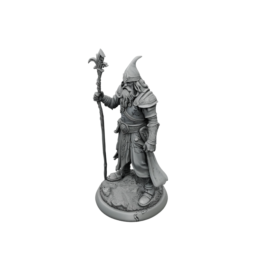 Jumbo Battle Wizard With Staff