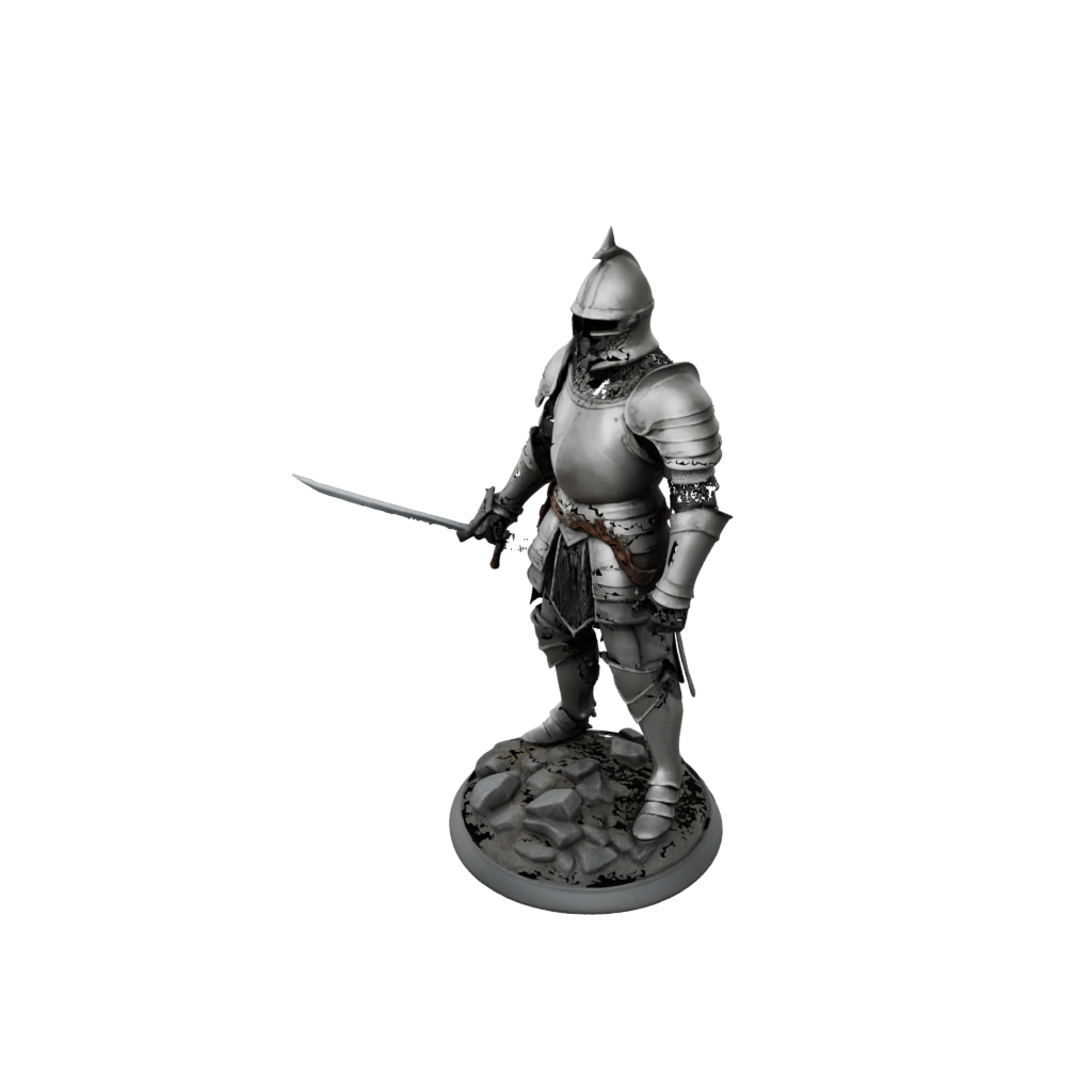 Jumbo Knight In Full Plate Armor