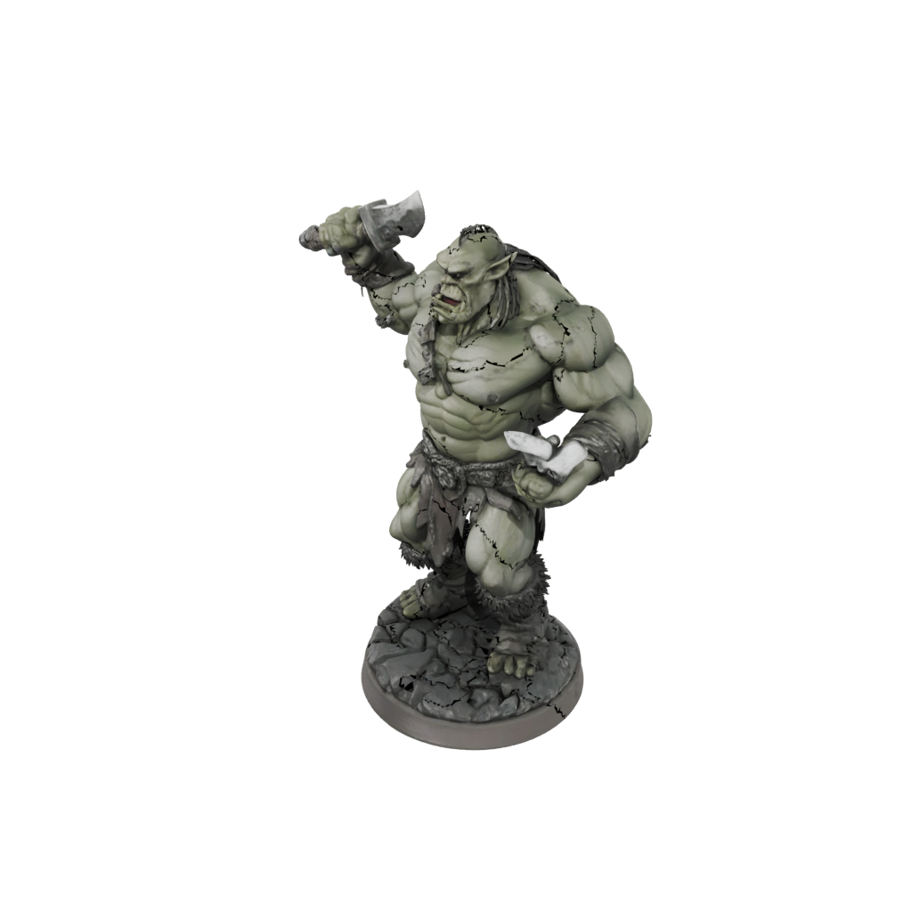 Jumbo Orc Brute With Cleaver