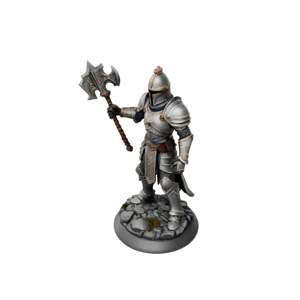 Jumbo Armored Paladin With War Maul