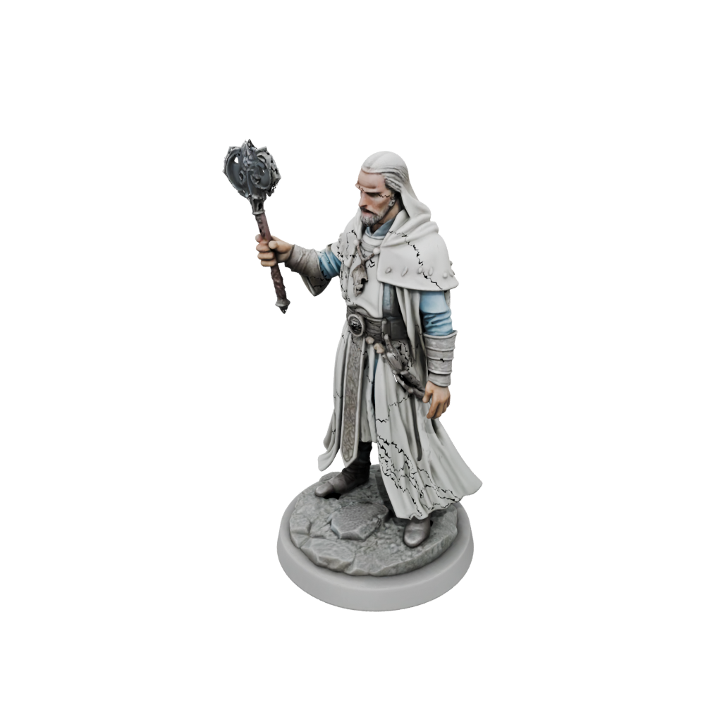 Jumbo Cleric Priest With Mace
