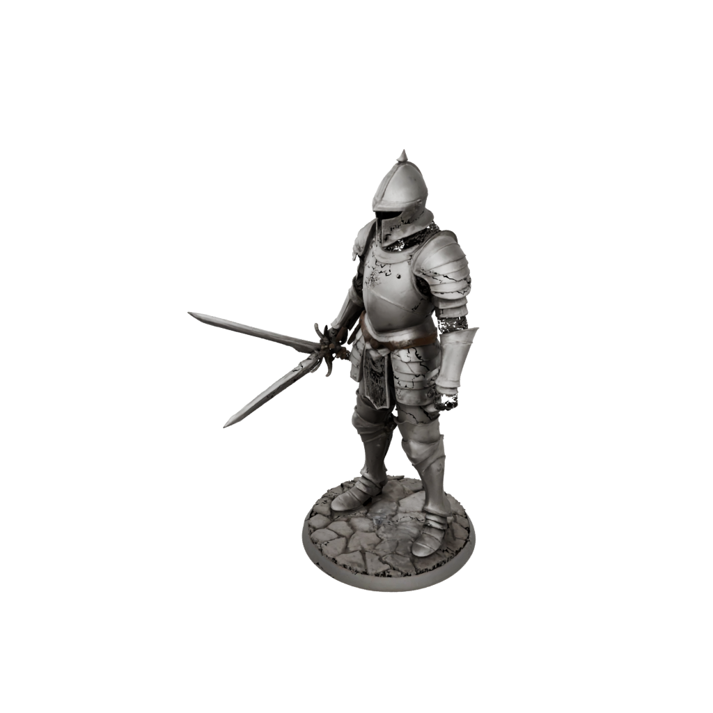 Jumbo Knight In Full Plate Armor