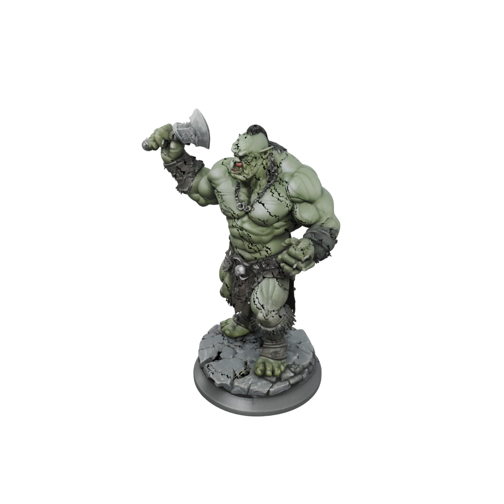 Jumbo Orc Brute With Cleaver