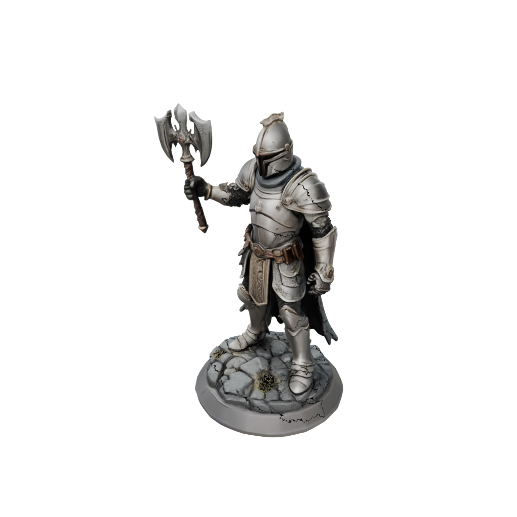 Jumbo Armored Paladin With War Maul