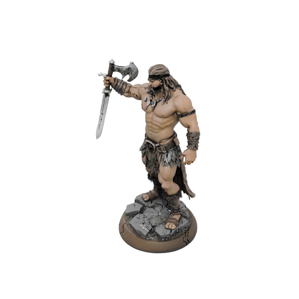 Jumbo Barbarian With Greatsword