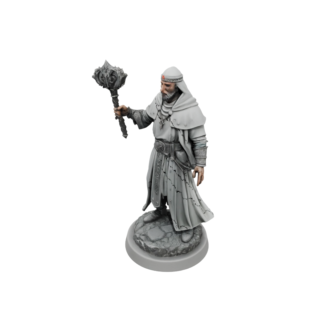 Jumbo Cleric Priest With Mace