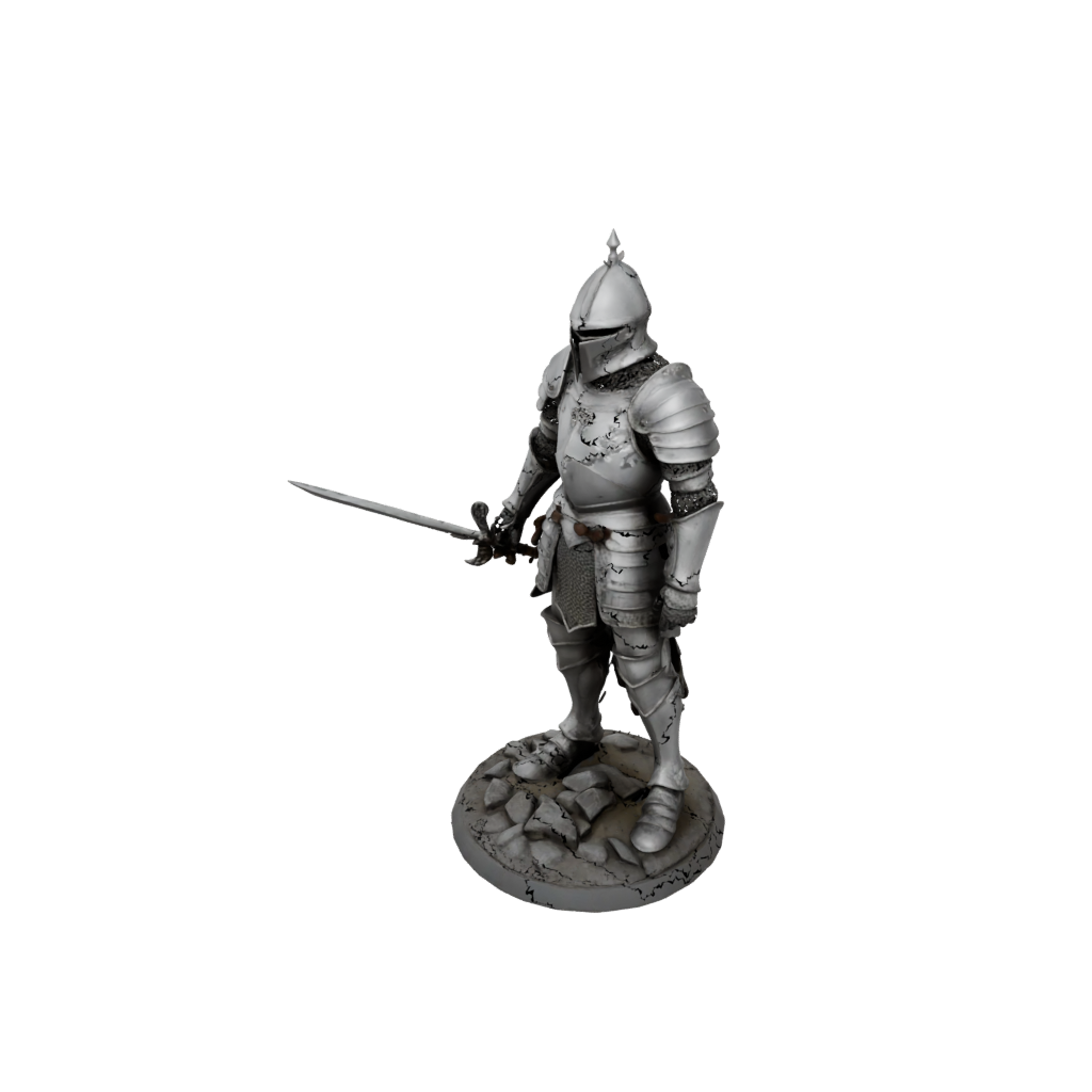 Jumbo Knight In Full Plate Armor