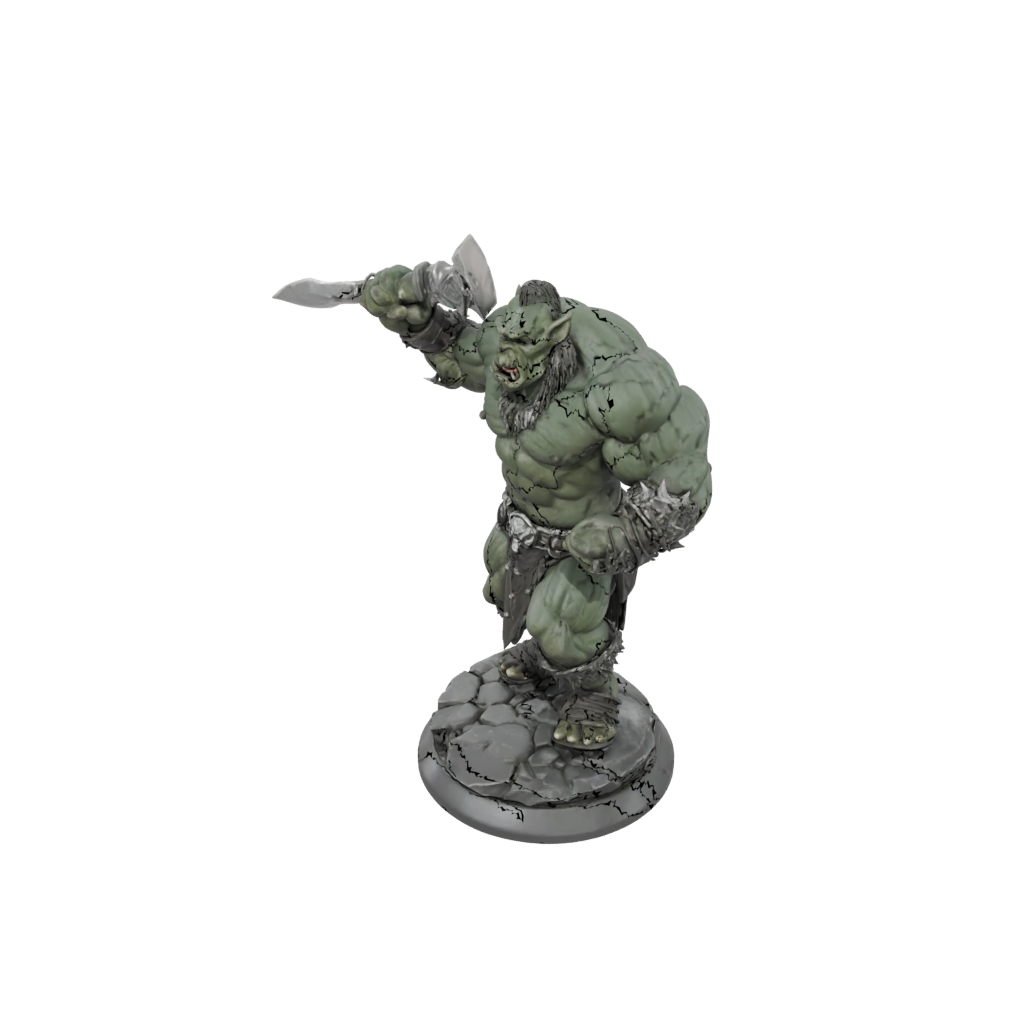 Jumbo Orc Brute With Cleaver