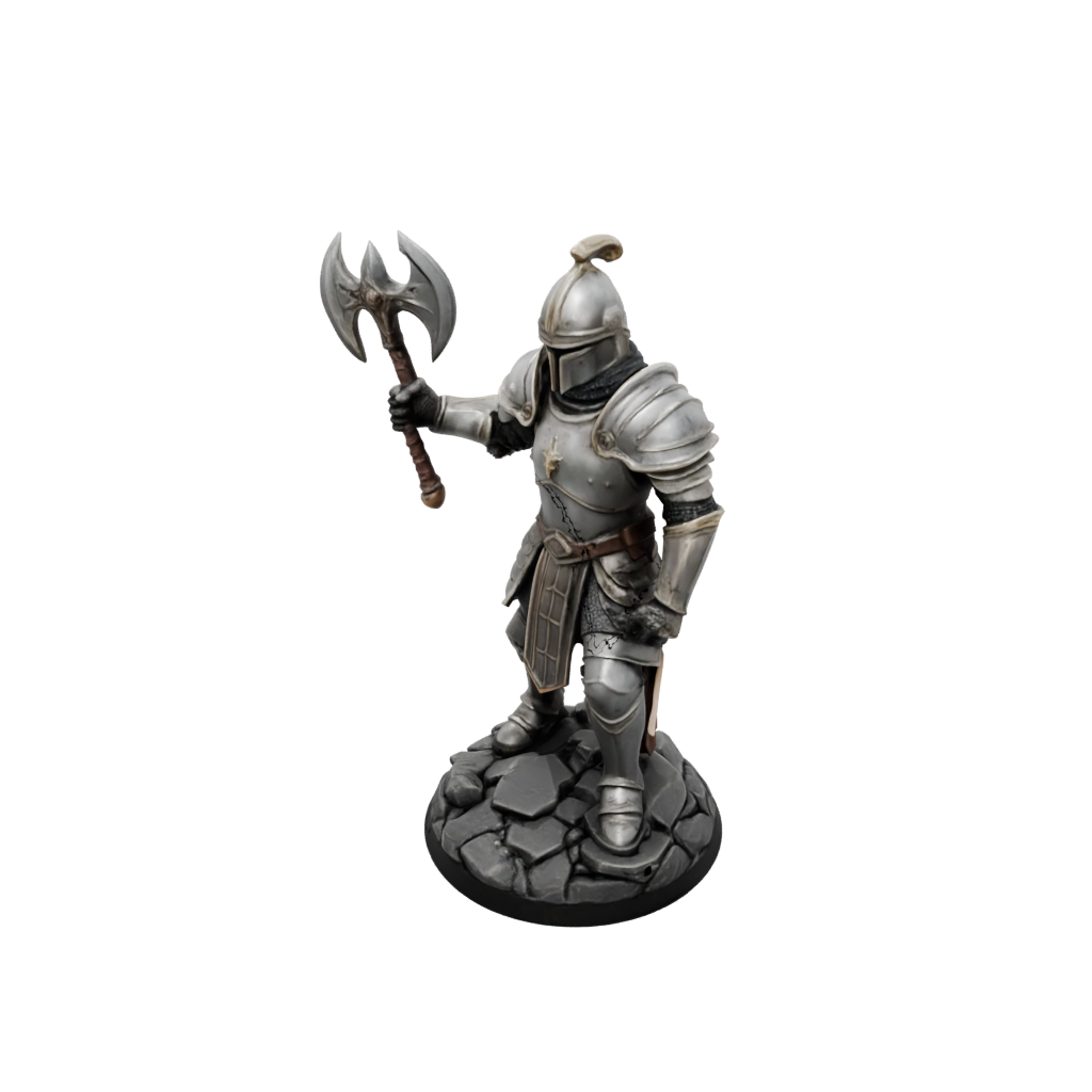 Jumbo Armored Paladin With War Maul