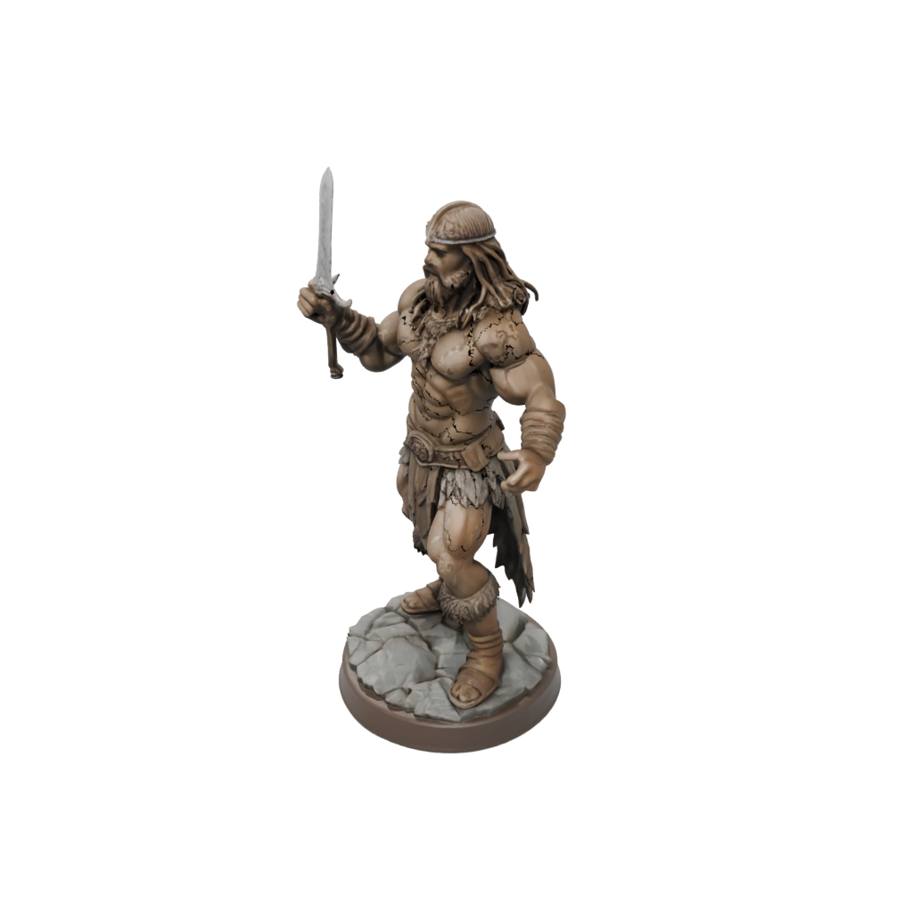 Jumbo Barbarian With Greatsword