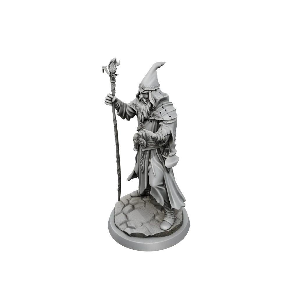 Jumbo Battle Wizard With Staff