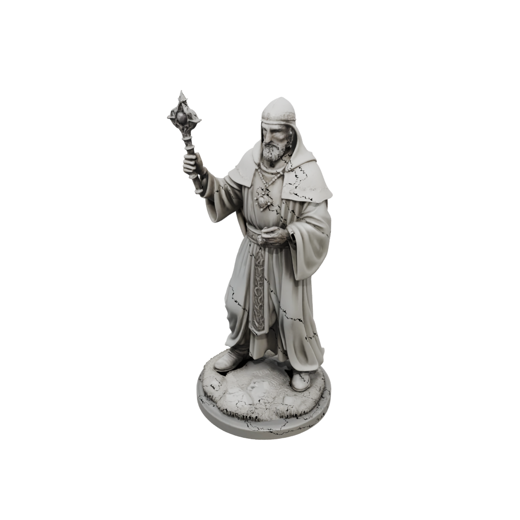 Jumbo Cleric Priest With Mace