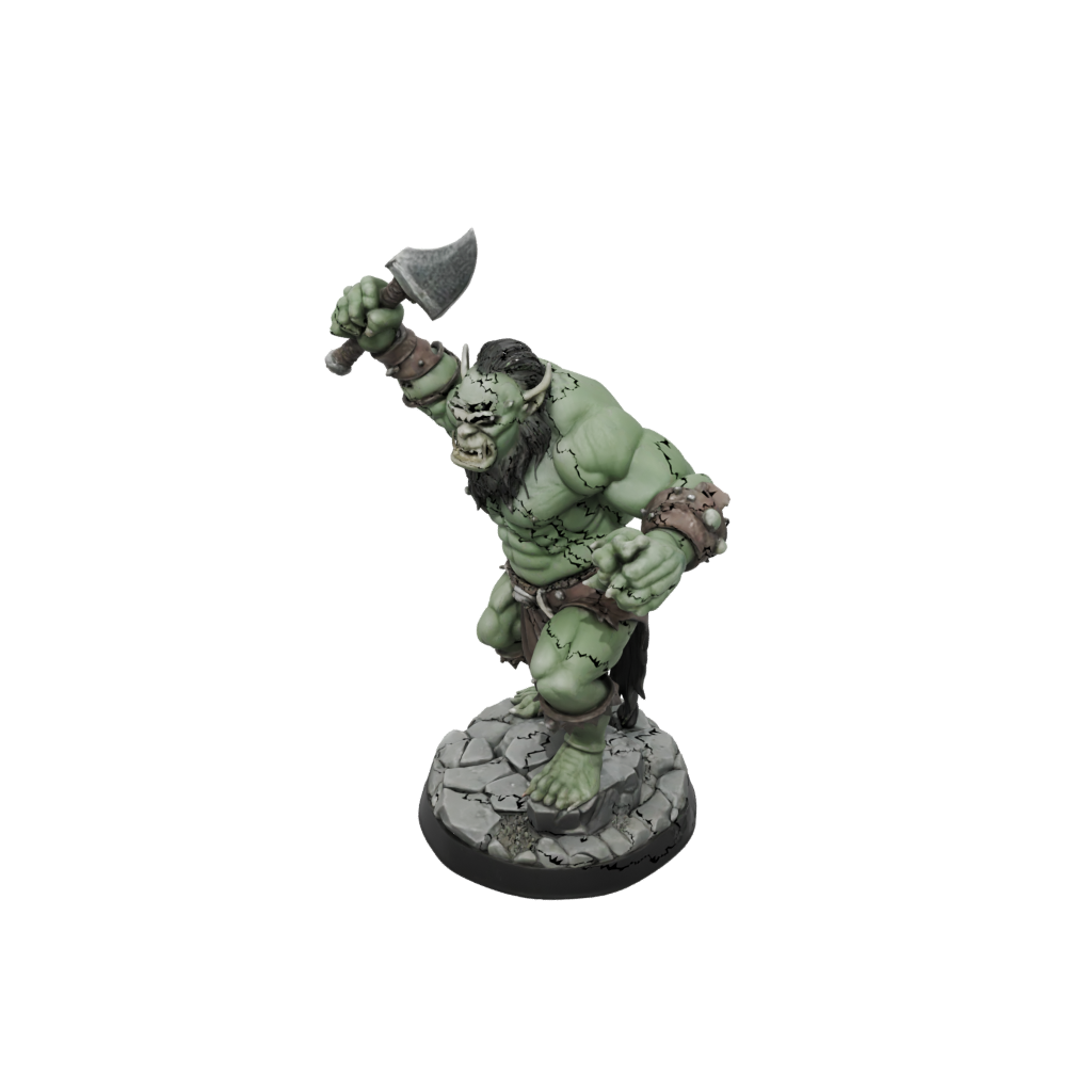 Jumbo Orc Brute With Cleaver