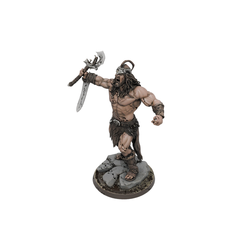 Jumbo Barbarian With Greatsword