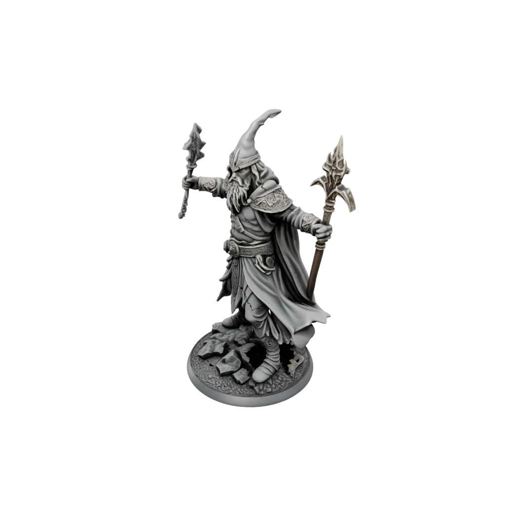 Jumbo Battle Wizard With Staff