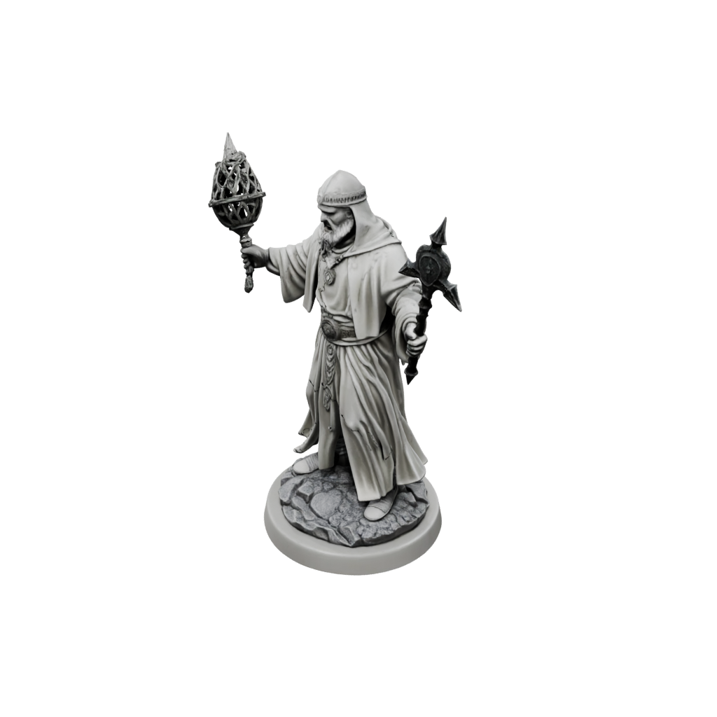 Jumbo Cleric Priest With Mace