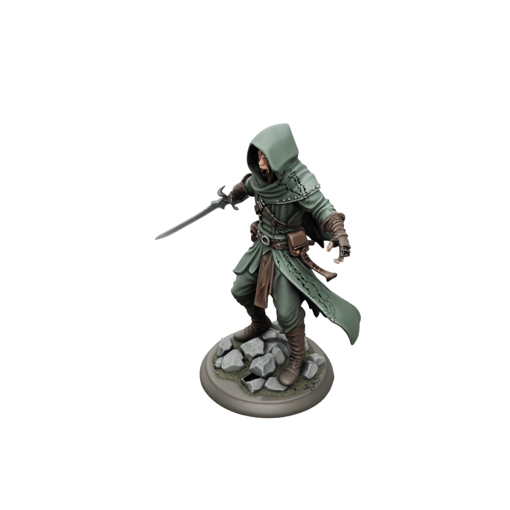 Jumbo Hooded Rogue With Daggers