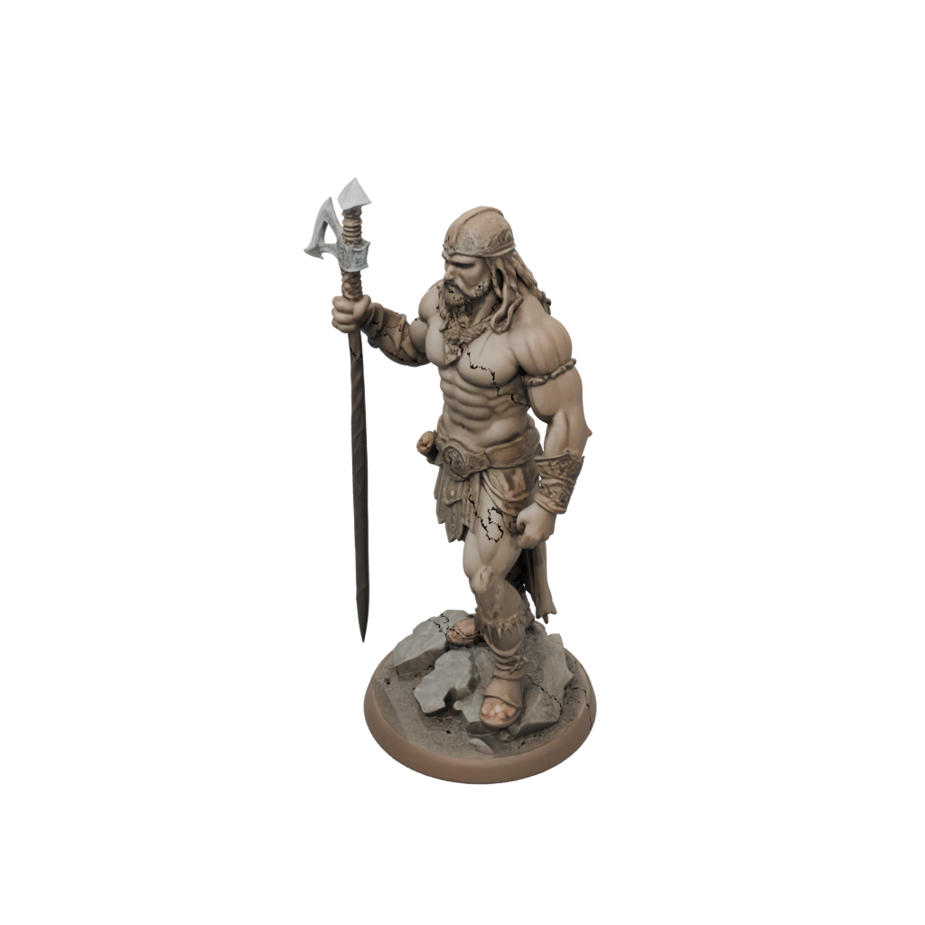 Jumbo Barbarian With Greatsword