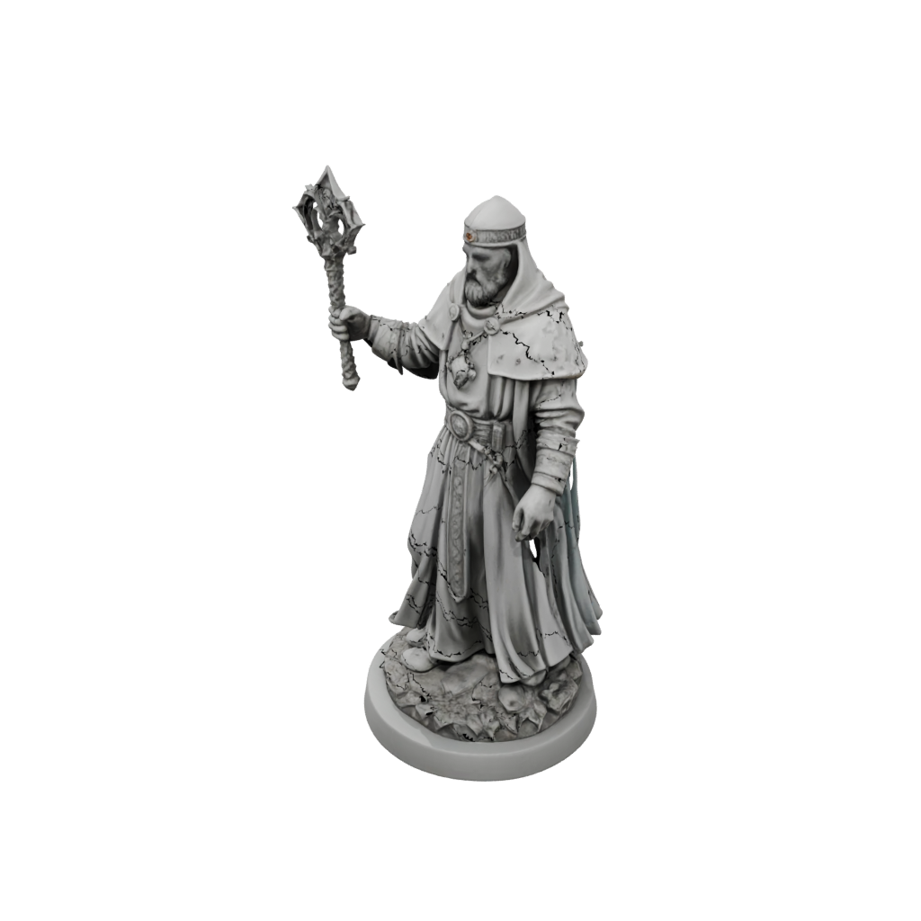 Jumbo Cleric Priest With Mace