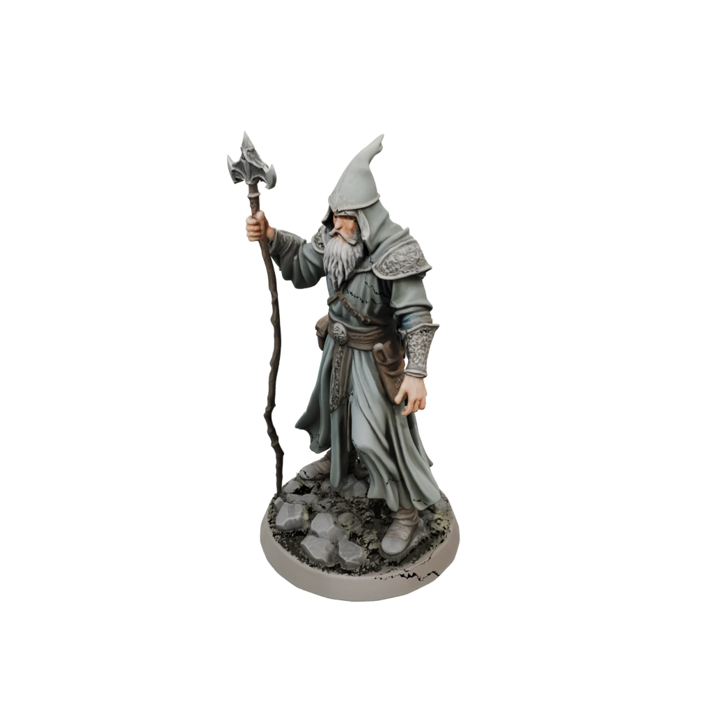 Battle Wizard With Staff