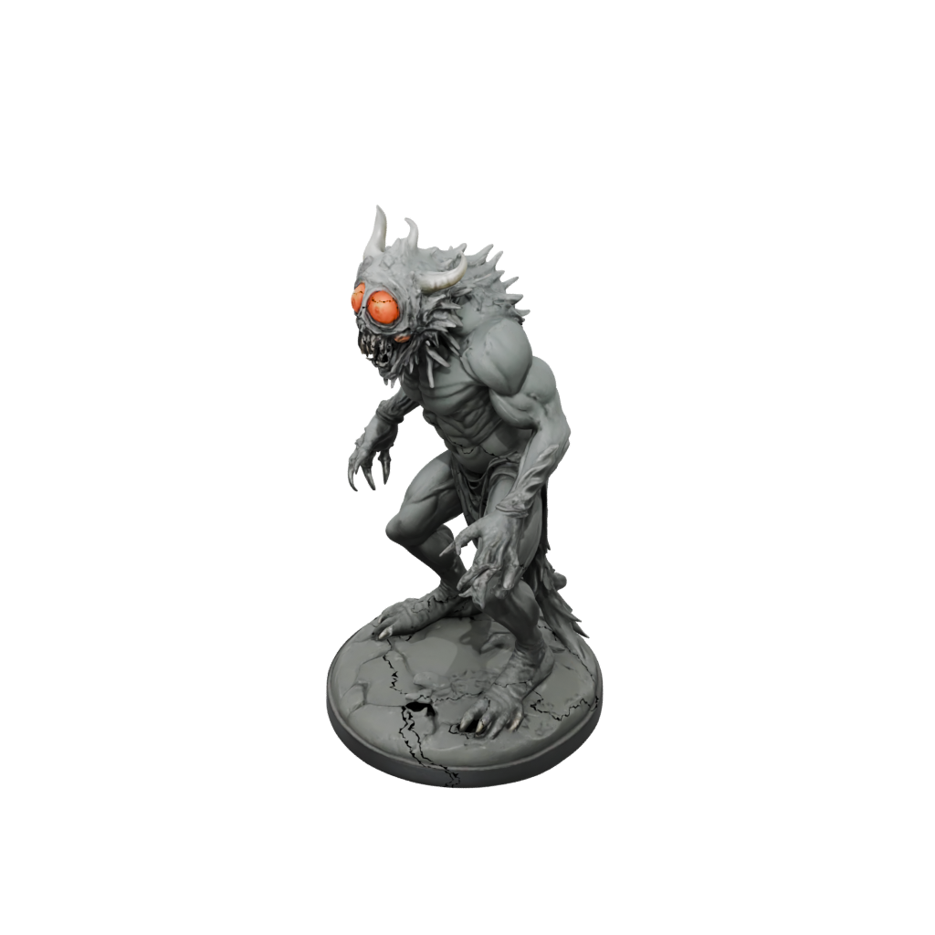 Beholder-Style Floating Eye Tyrant — tabletop minis 3D print model, STL