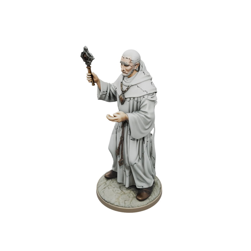 Cleric Priest With Mace