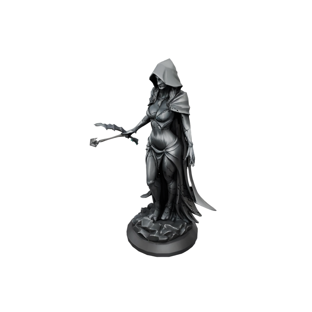Low-Poly Dark Sorceress