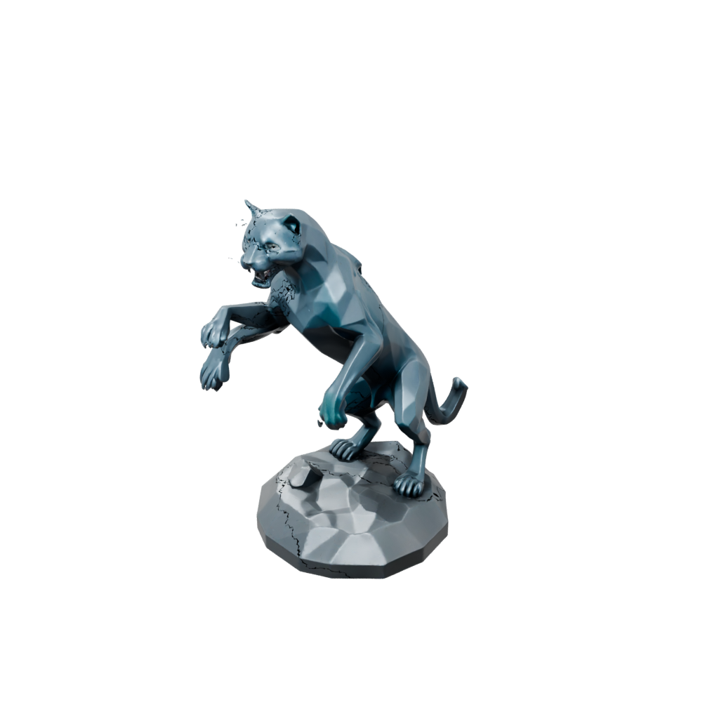 Low-Poly Displacer Panther