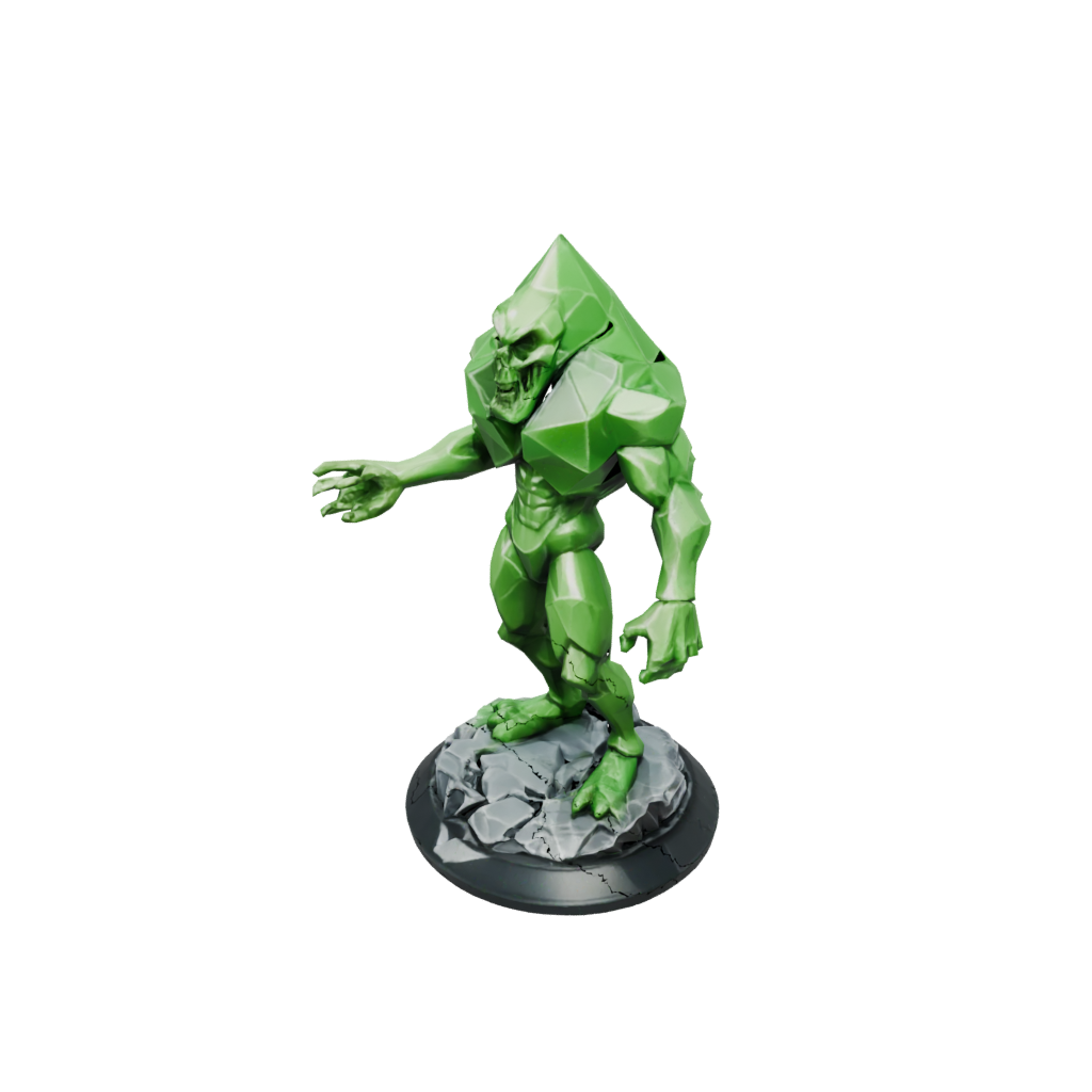 Low-Poly Gelatinous Cube Ooze