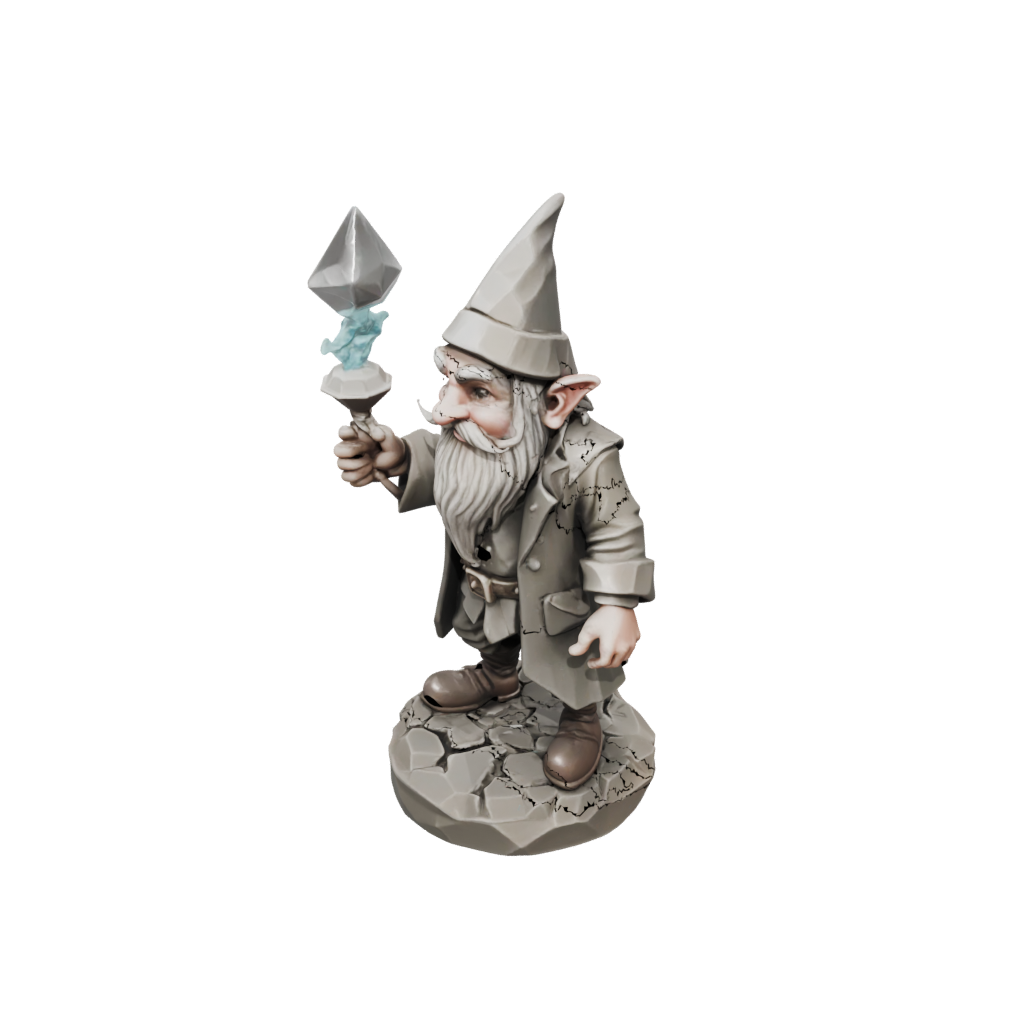 Low-Poly Gnome Tinkerer
