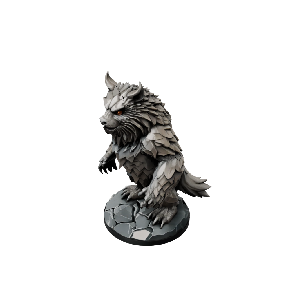 Low-Poly Owlbear Beast