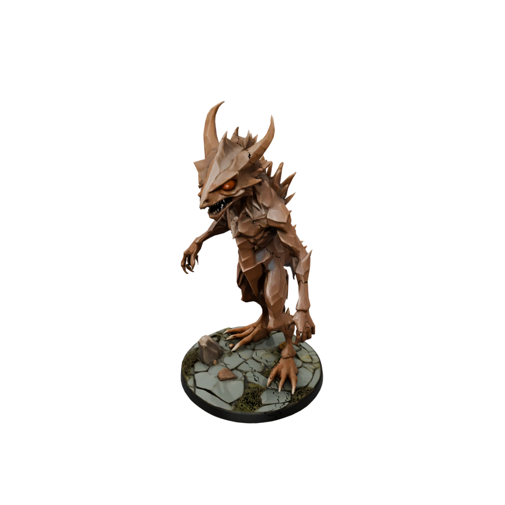 Low-Poly Rust Monster Critter