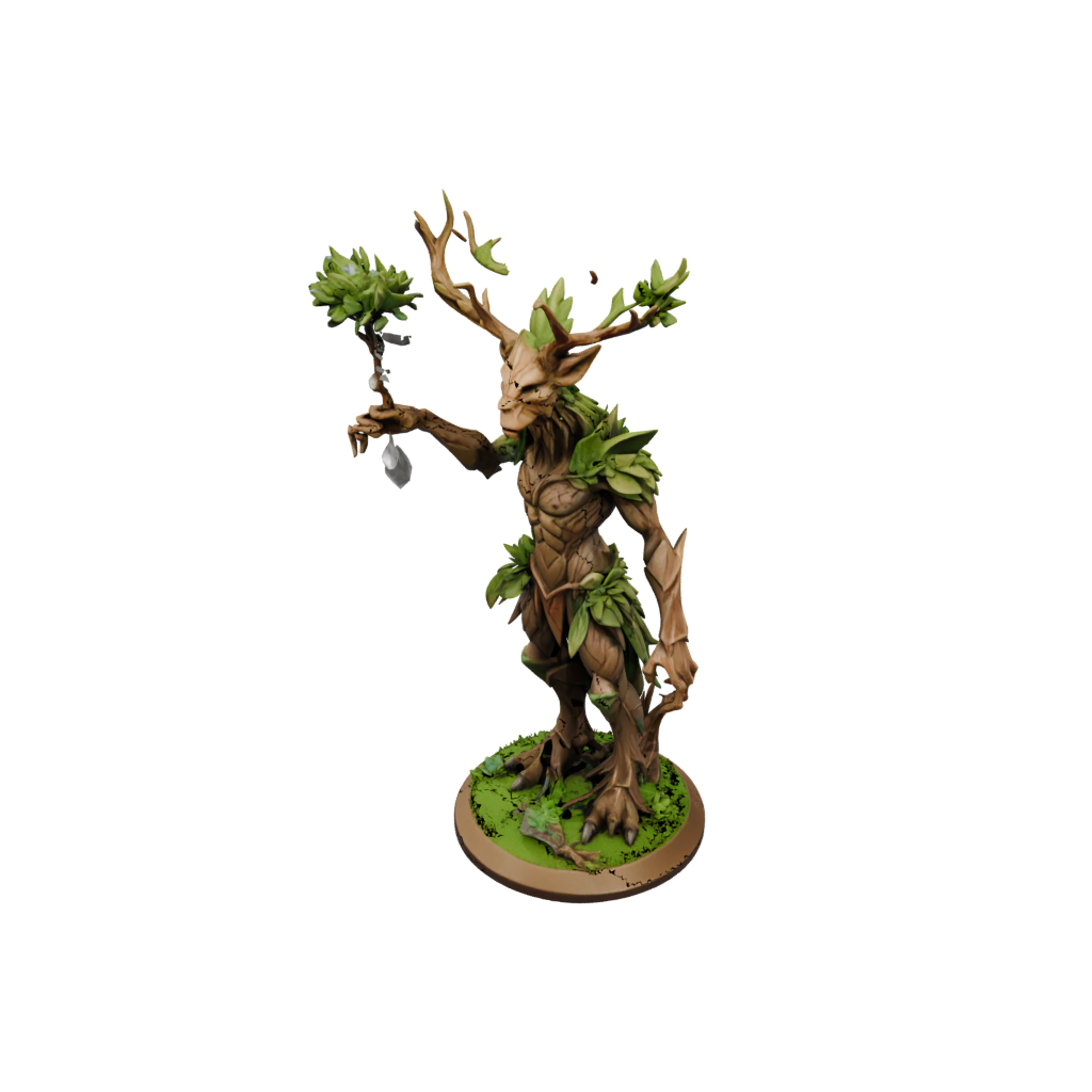 Low-Poly Treant Guardian