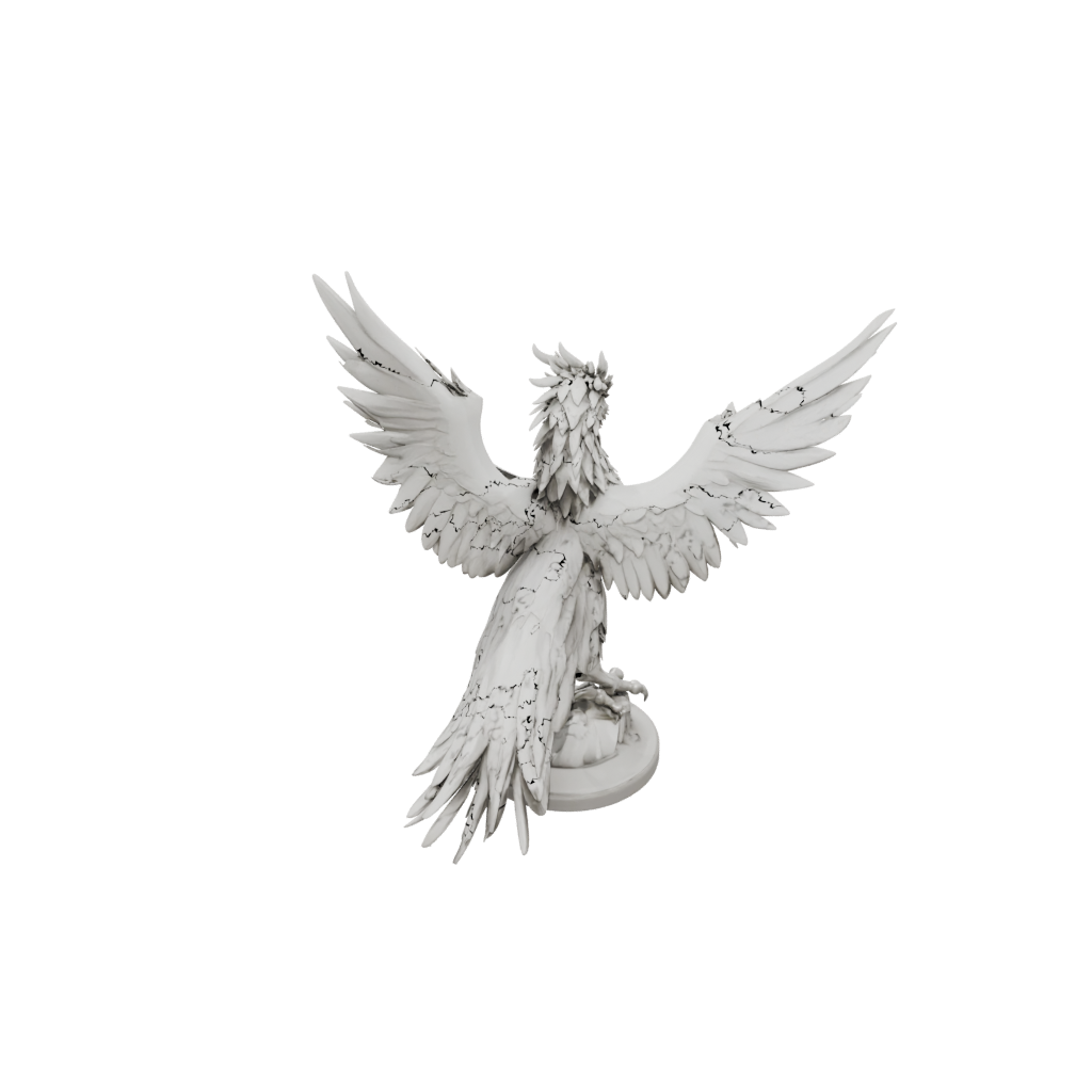 Low-Poly Winged Griffin