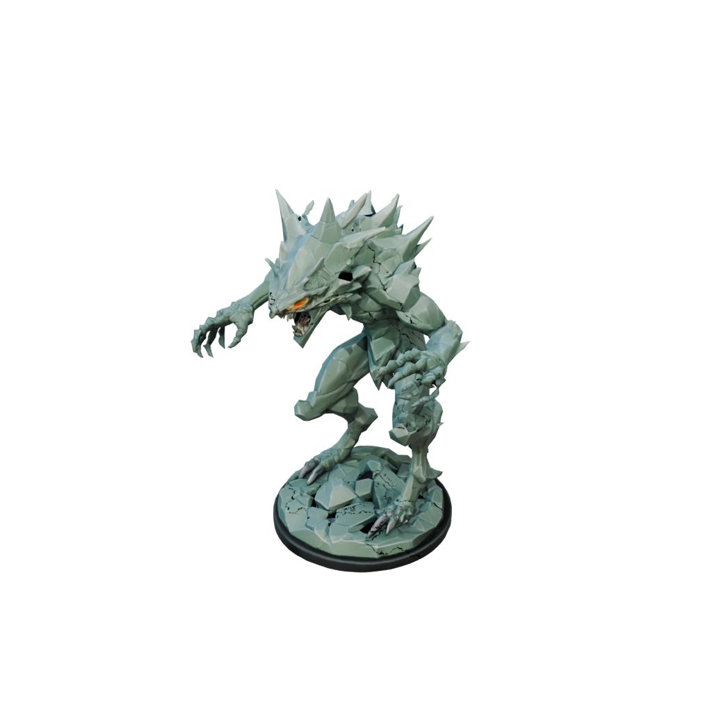 Low-Poly Beholder-Style Floating Eye Tyrant