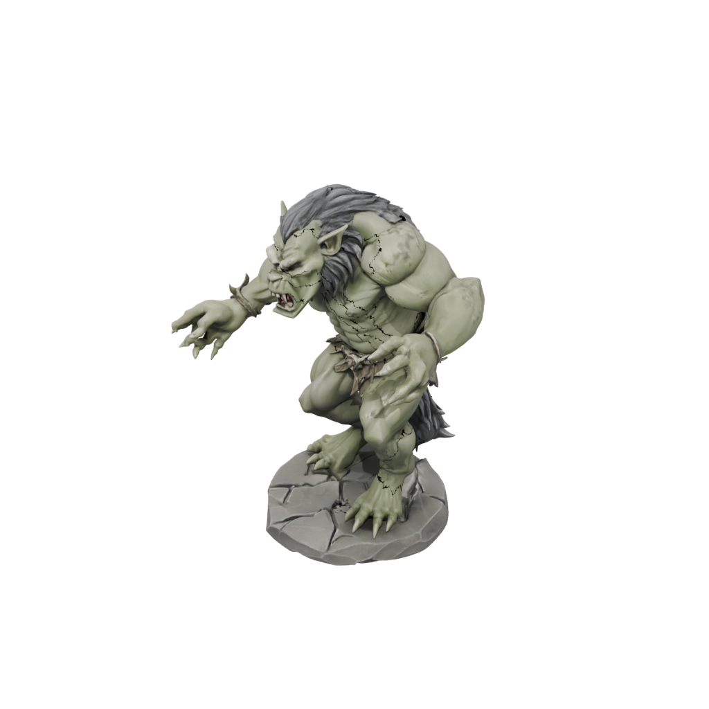 Low-Poly Cave Troll