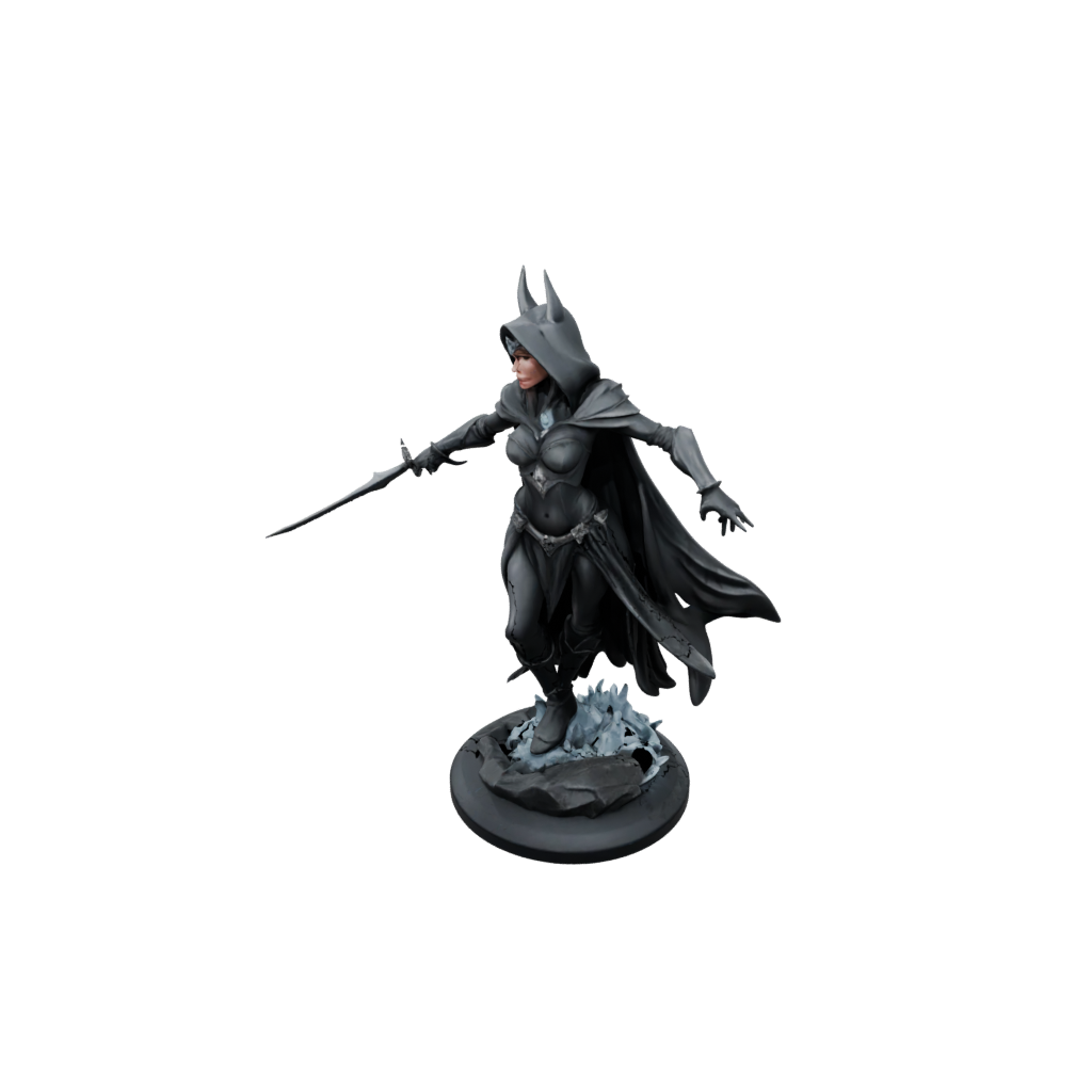 Low-Poly Dark Sorceress