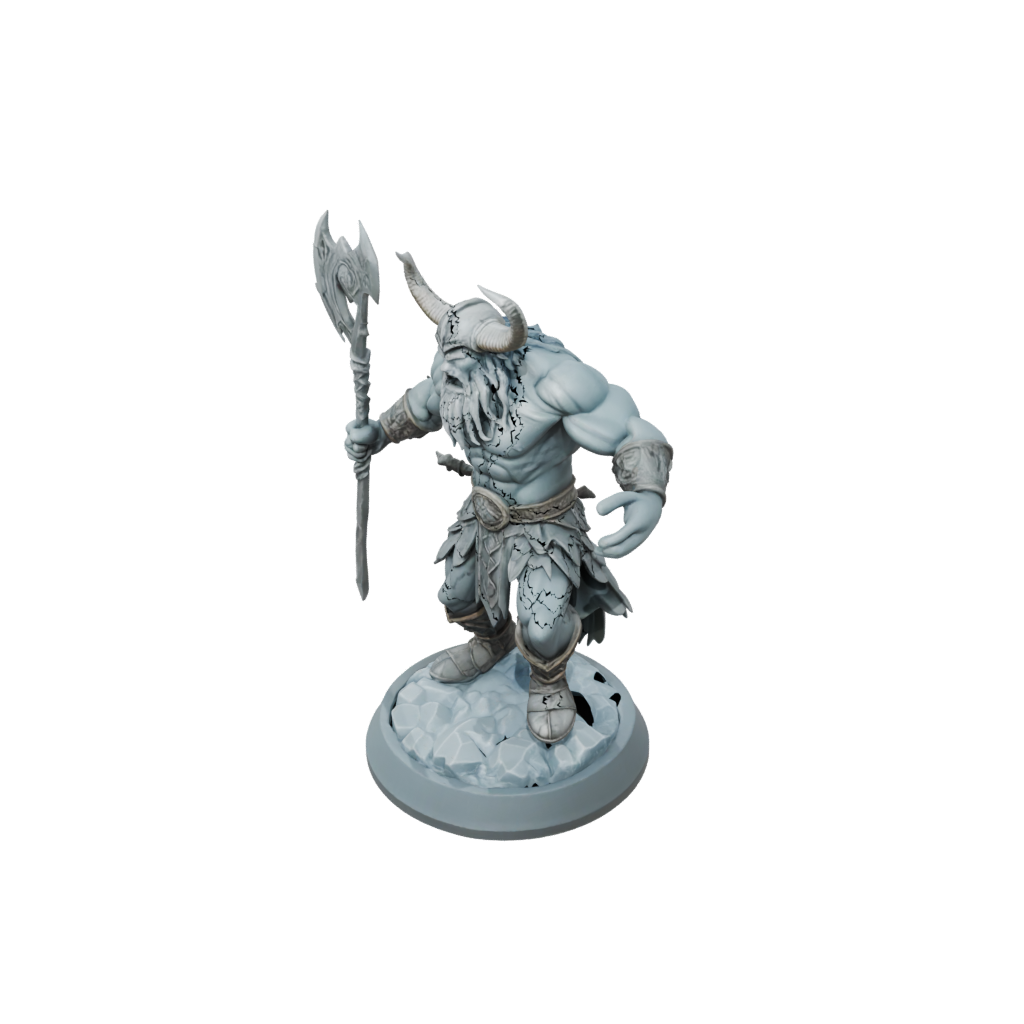 Low-Poly Frost Giant Jarl