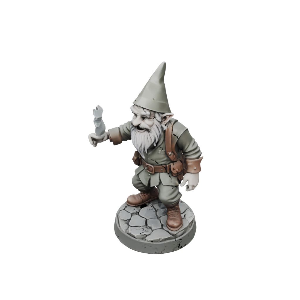 Low-Poly Gnome Tinkerer