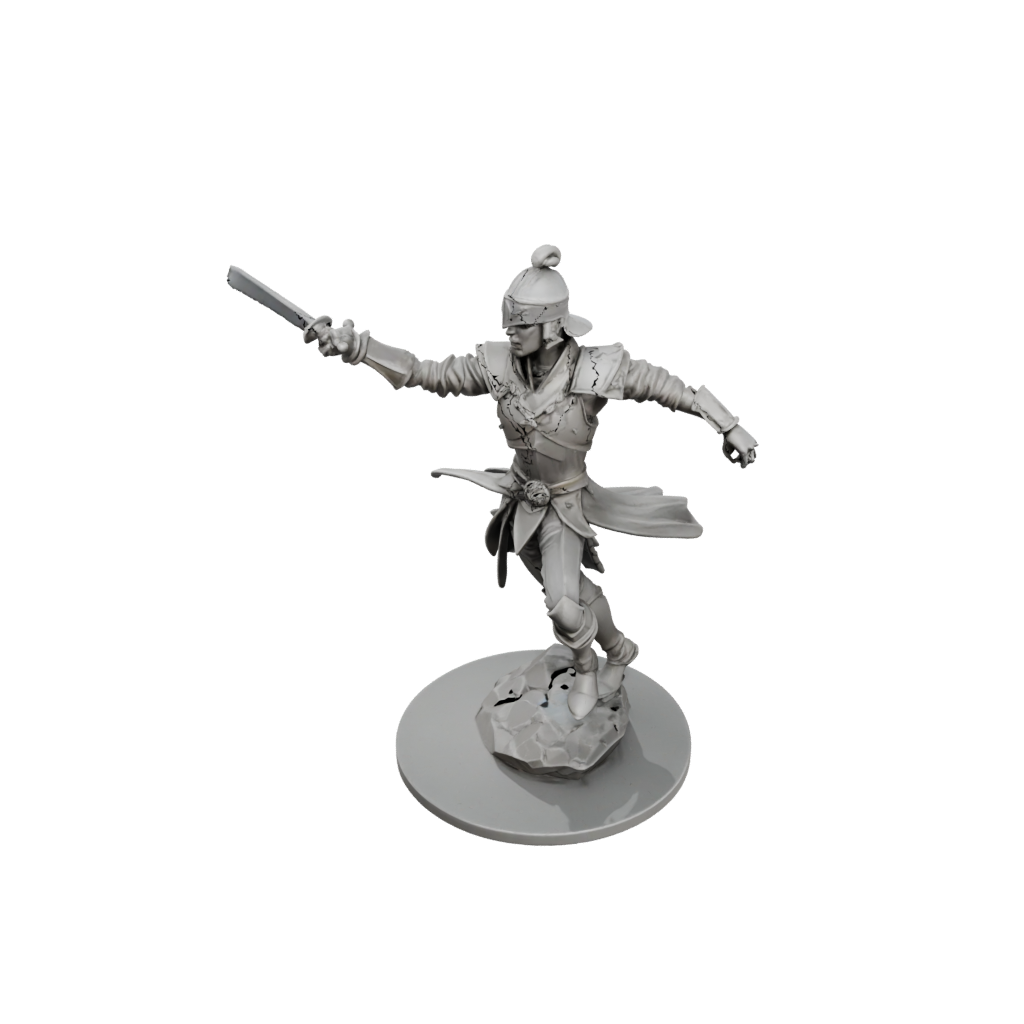 Low-Poly Human Swordmaster