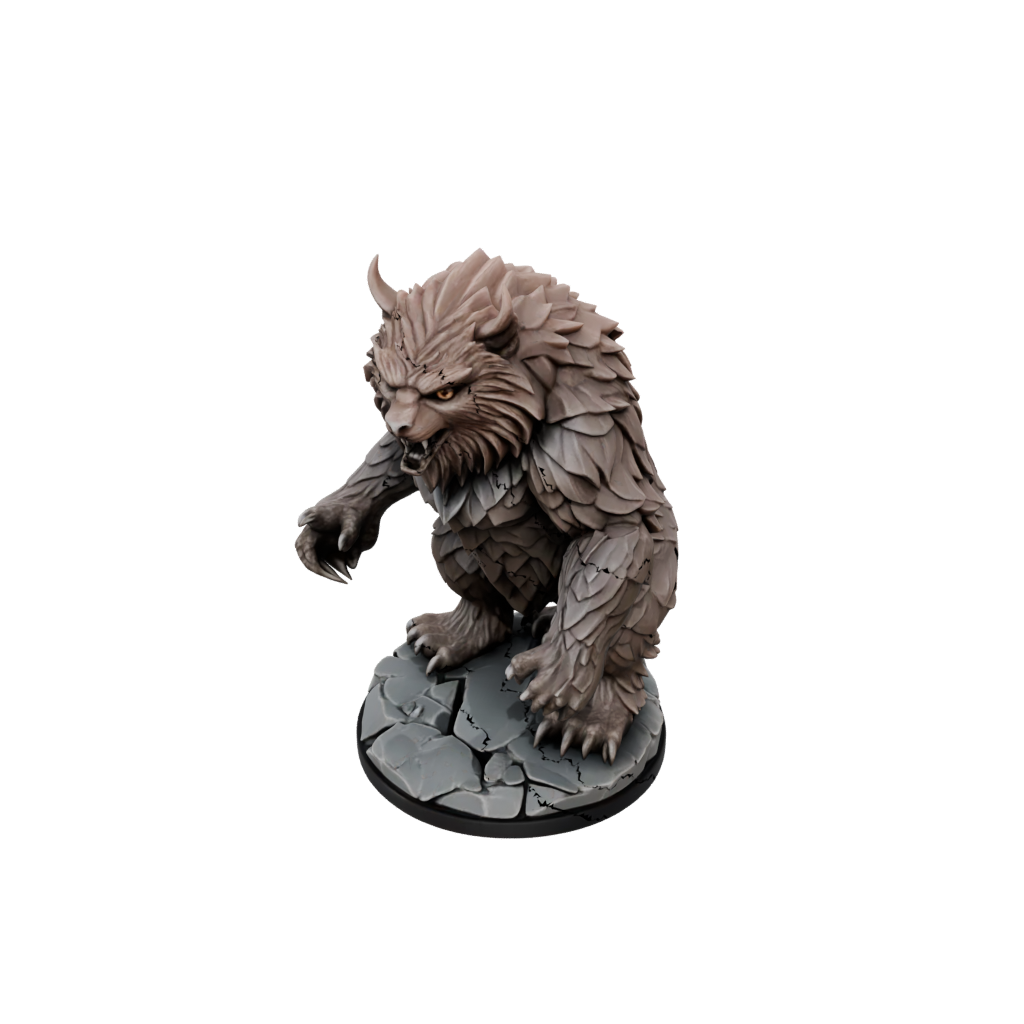 Low-Poly Owlbear Beast