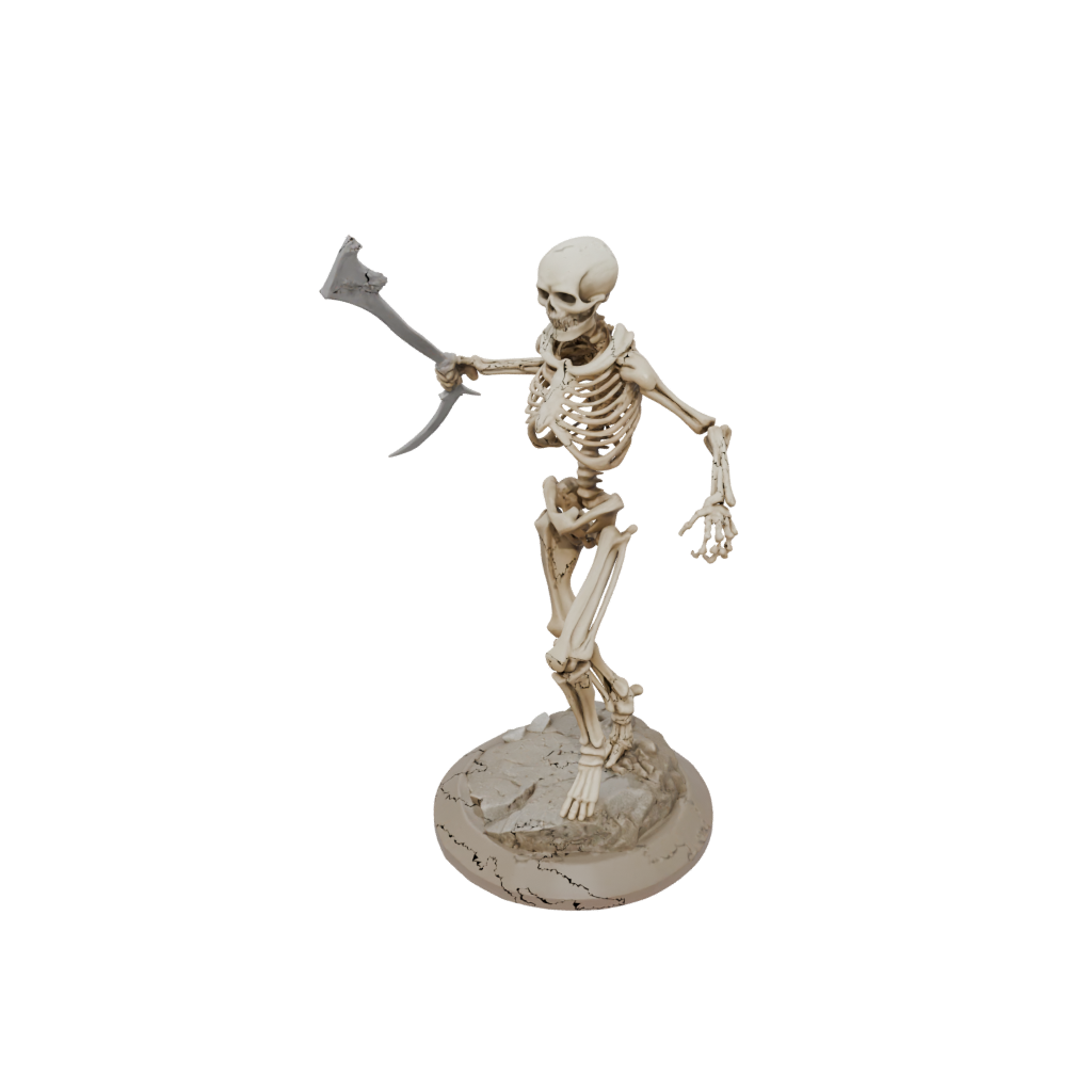 Low-Poly Skeleton Warrior