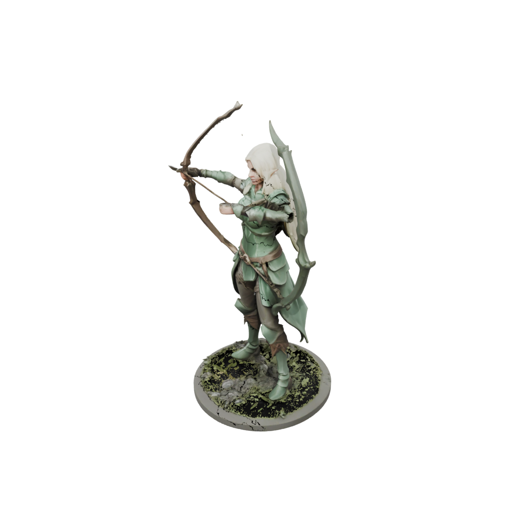 Low-Poly Elven Ranger Archer