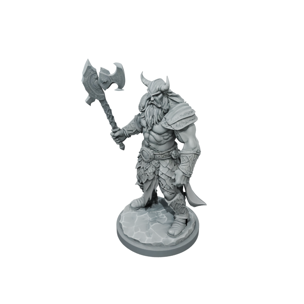 Low-Poly Frost Giant Jarl