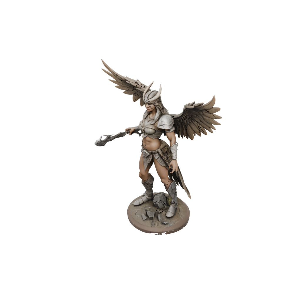 Low-Poly Harpy Raider