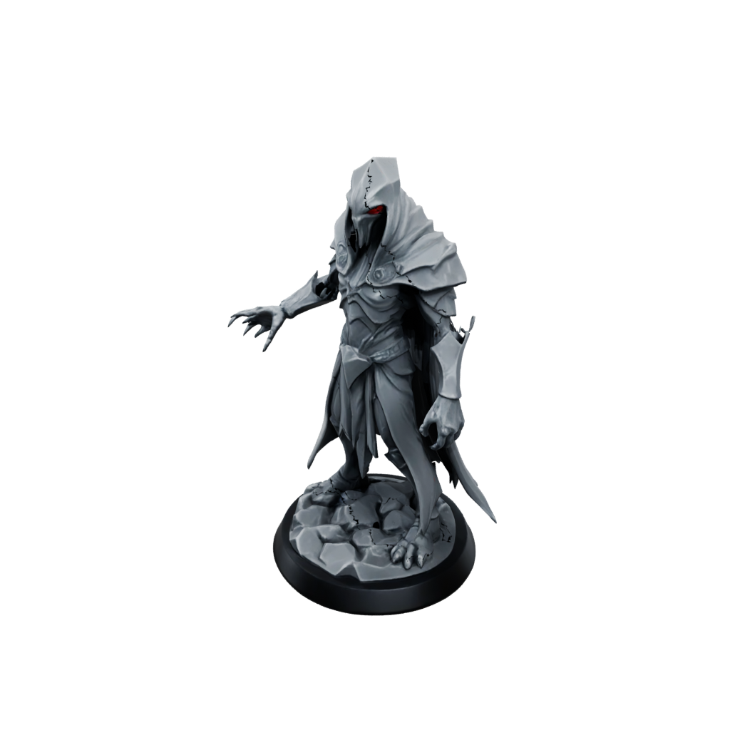 Low-Poly Mind-Flayer Style Aberration