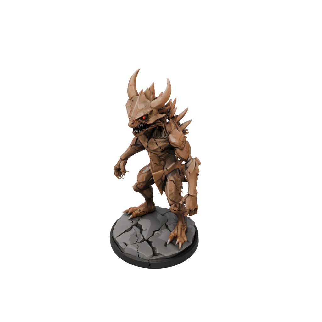 Low-Poly Rust Monster Critter