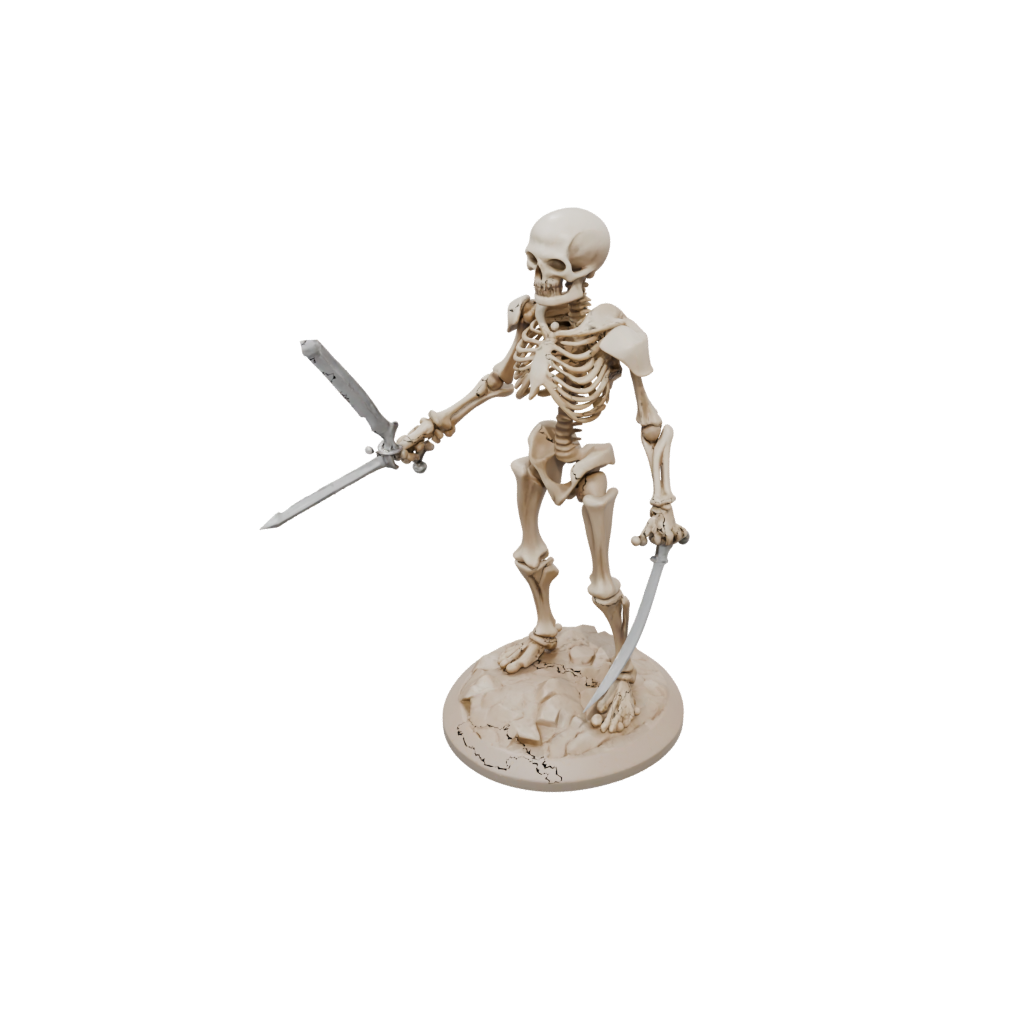 Low-Poly Skeleton Warrior